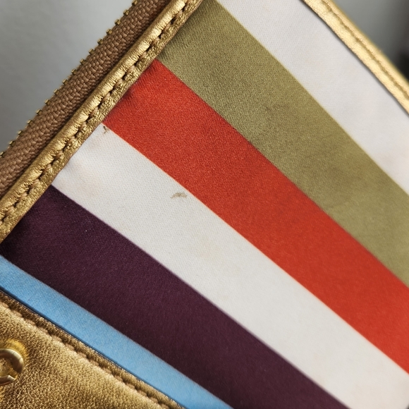 Coach Multicolor Striped Wristlet - Picture 8 of 10